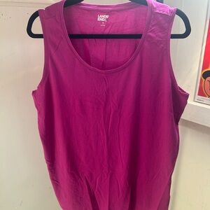 Lands' End Women's Pink Sleeveless Top
